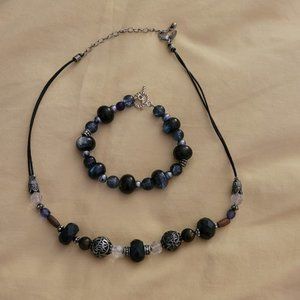 #409 Lia Sophia Necklace and Bracelet